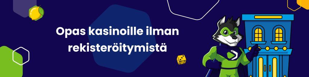 Nettikasino Ilman Rekisteröintiä - Nopea ja Vaivaton Pelaaminen